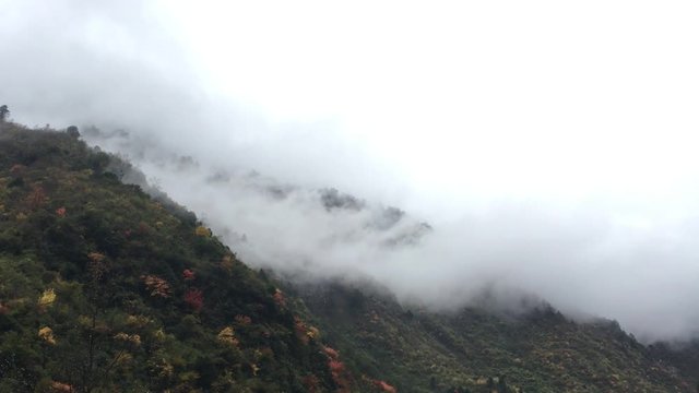 Cloud rolling timelapse