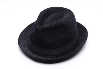 Black Hat Isolated White Background