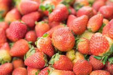 Tropical strawberry. Asian food