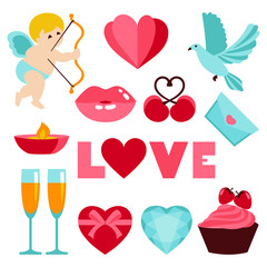 Vector illustration of Valentines day symbol