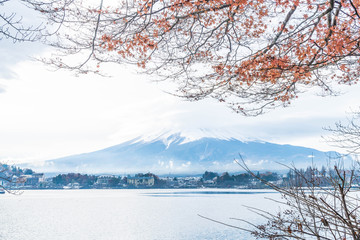 Mountain Fuji San with cloudy