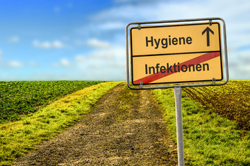 Fototapeta premium Schild 177 - Hygiene