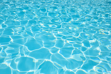 Naklejka na ściany i meble Beautiful ripple wave and water surface in swimming pool