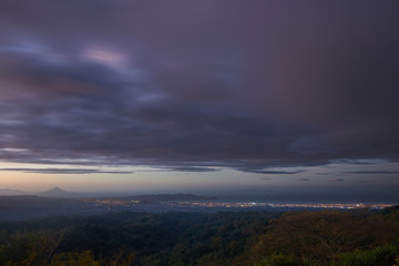 Obraz premium Aerial view of managua city