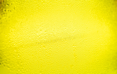 Yellow Abstract Water Drops Background,Natural water drops on gl