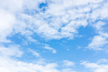 Beautiful blue sky with cloudy. Nature Background. Outdoors