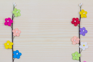 Colourful Paper flowers