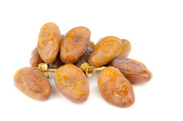 date palm ,Date fruits isolated on white background
