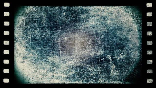 Gray Old Grunge  Film Background -   Video Footage 