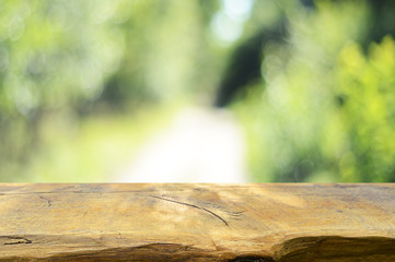 Fototapeta premium empty table