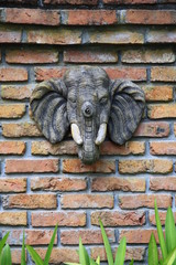 Elephant on the wall