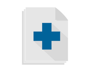 Obraz premium paper medical icon