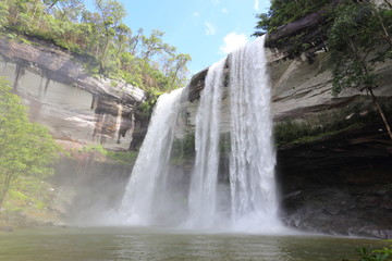 Huai Luang waterfall at Ubon Ratchathani in Thailand