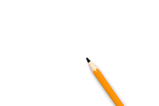 pencil on white background