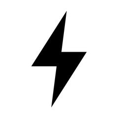 Flash icon. Bolt of lightning vector. Lightning illustration. Streak of lightning sign. Electric bolt flash