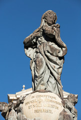 Obraz premium Famous Salzburg Cathedral (Salzburger Dom) at Domplatz, Salzburg Land, Austria