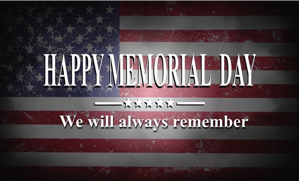 Happy memorial day background