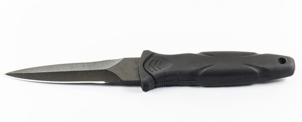 Dagger black on a white background