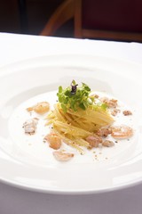 pollack cream pasta
