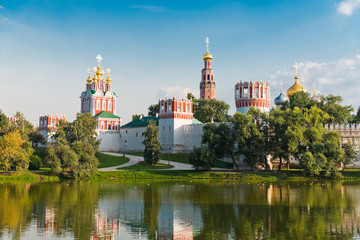 Obraz premium Novodevichy convent in Moscow, Russia