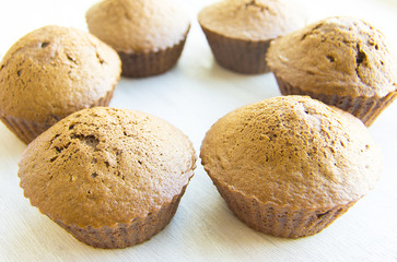 muffins, baked cakes, chocolate cakes and pastries
