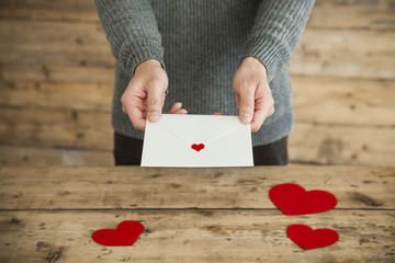 Men are handing letters to lovers