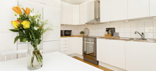 panorama of a kitchen