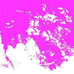Fototapeta na wymiar pink paint. purple stain. grunge texture. white background. vector illustration