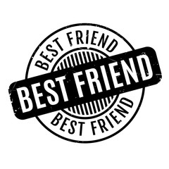 Best Friend rubber stamp