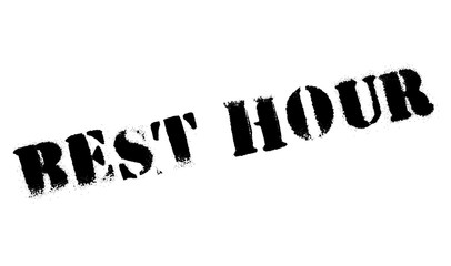 Best Hour rubber stamp