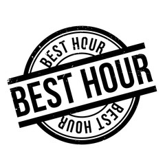 Best Hour rubber stamp