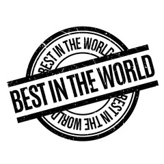 Best In The World rubber stamp