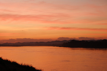 Fototapeta na wymiar Sunset background.