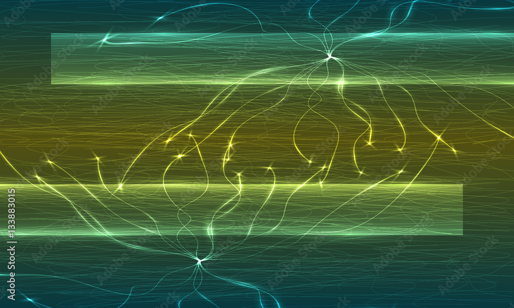 Aufkleber hand written abstract background with abstract objects
