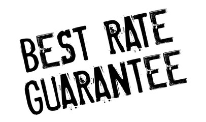 Best Rate Guarantee rubber stamp