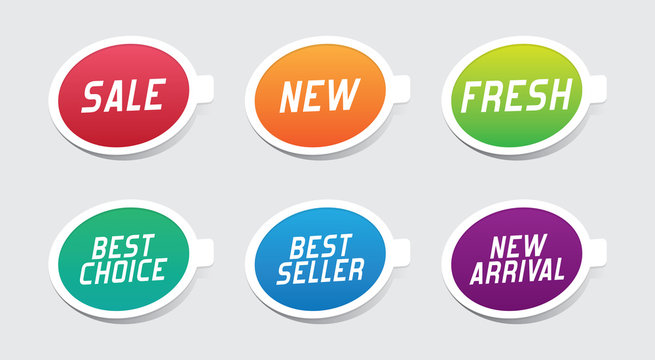 Colorful Promotional Labels
