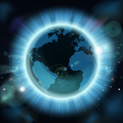 Earth Globe World Background