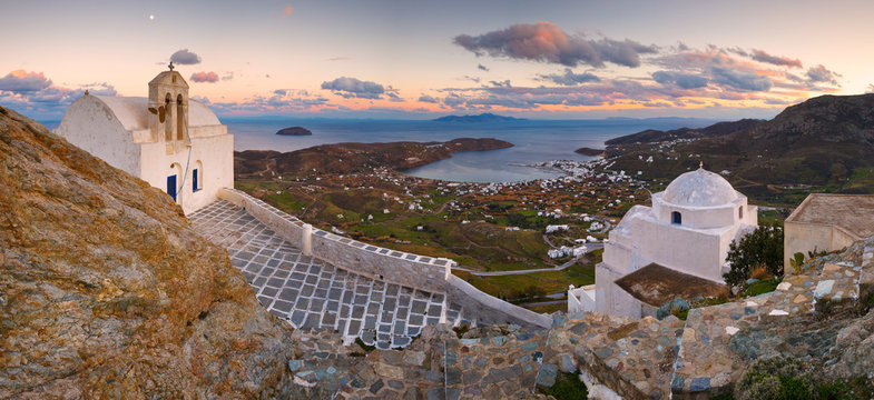 Serifos island in Cyclades island group in the Aegean Sea.