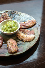 Premium japanese pork sliced