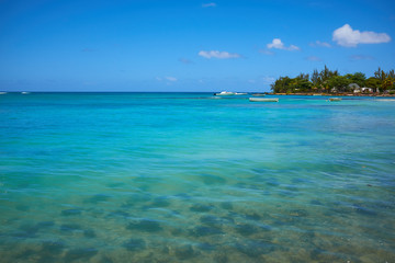 Beautiful amazing nature background. Tropical blue sun sea. Luxu