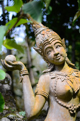 Obraz premium Der magische und geheime Garten von Koh Samui in Thailand 