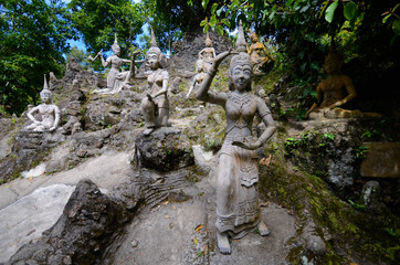 Der magische und geheime Garten von Koh Samui in Thailand 
