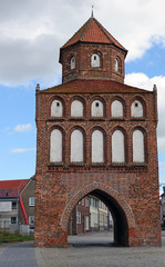 Westansicht des Rostocker Tores in Ribnitz-Damgarten © aro49