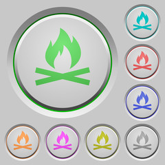 Camp fire push buttons