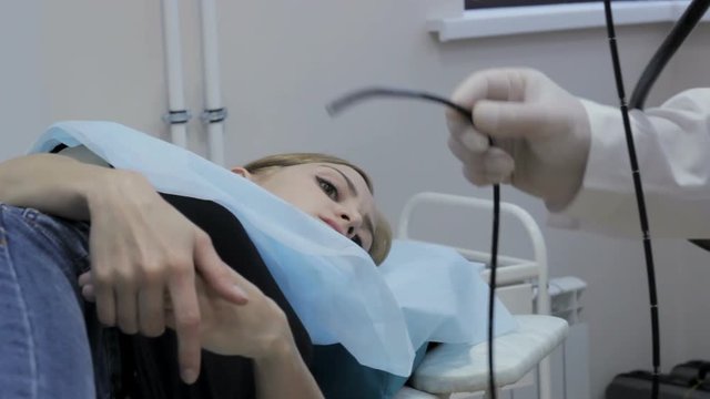 The girl was prepared for endoscopy