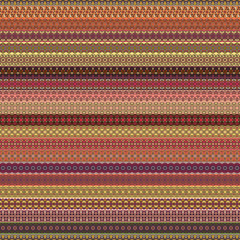 Colorful tribal vintage ethnic seamless pattern