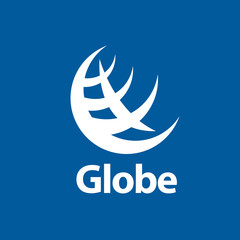 Obraz na płótnie Canvas abstract logo Globe