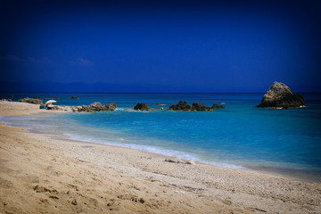 beach and tropical sea