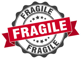Obraz premium fragile stamp. sign. seal