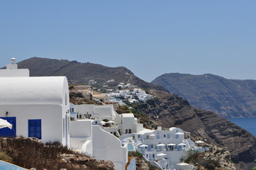 Naklejka premium Santorini
